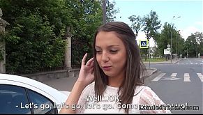 Beautiful Russian teen anal fucked POV outdoor 8 min