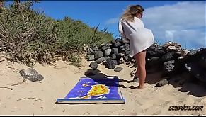 SexyDea Fuerteventura Beach Fuck fun