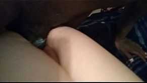 White wife cums all over BBC's dick. Sks&amp;Sno
