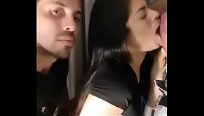 Wife sucks dick in front of cuckold husband 9 min