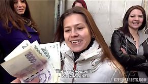 CzechStreets - Teen Girls Love Sex And Money 6 min