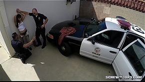 Cops Fuck Latina Teen in Public