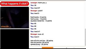 GIRL WITH GREAT ASS BARES ALL ON OMEGLE GAME!!!