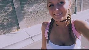 Slutty Skater Chick Gets Messy Creampie Surprise from Friend POV - Molly Pills - Big Tits Amateur Nympho Fucks Stranger for Ride Home 1080p